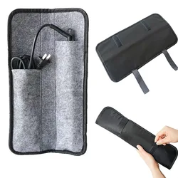 Heat Resistant Flat Iron Case Portable Hair Straightener Pouch Curling Iron Straightener Holder Bag for Hair Tools Curling Iron