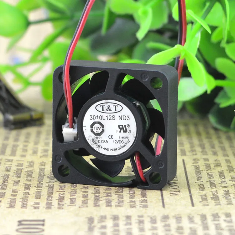 

ORIGINAL T&T DC12V 0.08A 3 CM 3010 COOLING FAN 3010L12S ND1