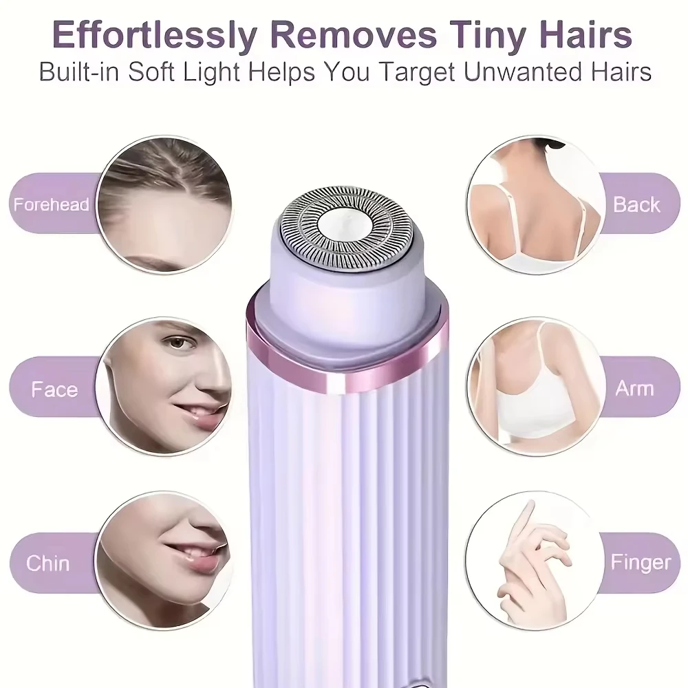 2 In1 النساء لنزع الشعر الكهربائية سيدة ماكينة حلاقة بيكيني المتقلب الوجه الفخذ الشعر المتقلب للنساء الجسم سيدة ماكينة حلاقة أدوات للعناية الشخصية