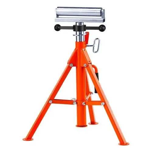 2500 LBS Capacity Roller Stand - Adjustable Height 27.6-52 - Heavy-Duty 45# Steel Folding Design