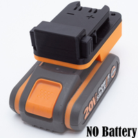 Battery Adapter for Worx 18V 4pin Lithium Converter to for Milwaukee 18V Cordless Power Tool Accessories(NO Battery )