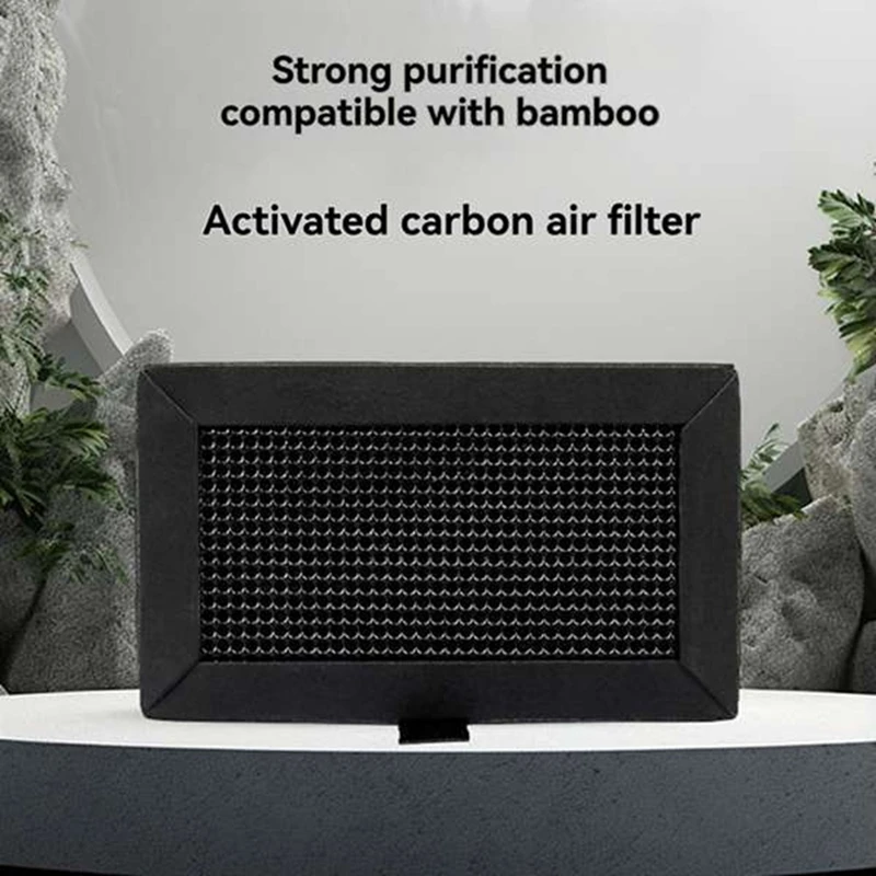 5Pcs Activated Carbon Air Filter Replacement For Bambulab X1/P1 3D Printers - High Efficiency Air Purifier Parts