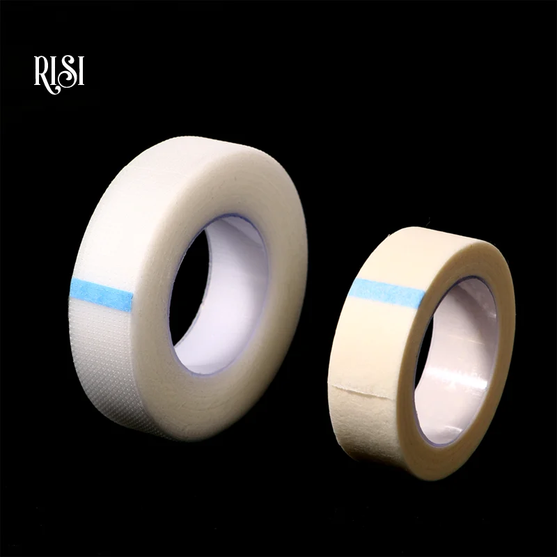 

RISI Customized Eyelash Extensions PE & Paper Lash Tape Sensitive Skin Gel Lash Tape Micropore Lash Tools