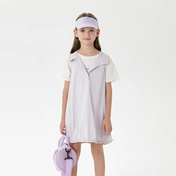 MARC&JANIE Girls Ultralight Quick Drying Utility Outdoor Sleeveless Hooded Dress for Summer 250008