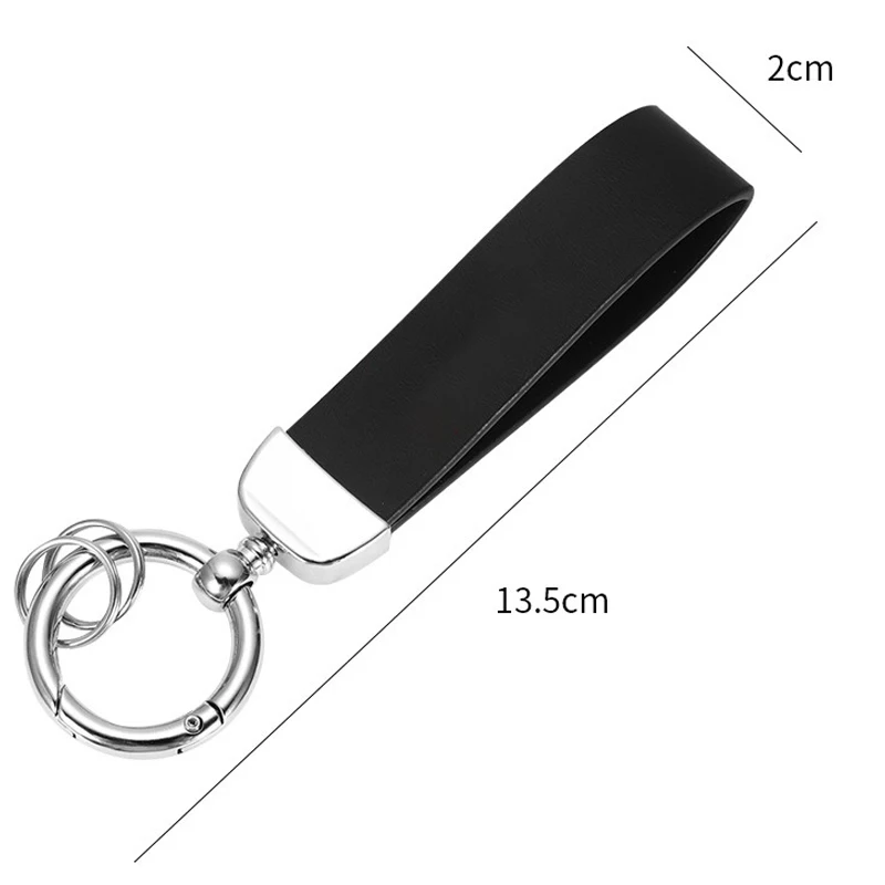 High-Grade Leather Supports Custom Car Keychain Key Chain Ring Pendant For Nissan Juke Qashqai T32 Nismo X-Trail T31 J10 Altima