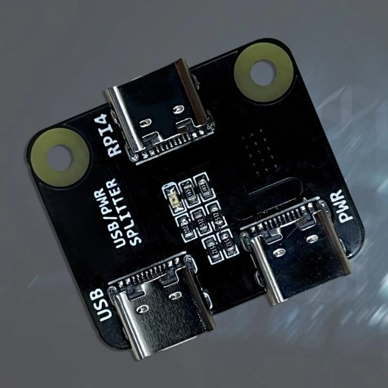 F3KE USB Power Distributor Splitter for RPI BliKVM and PiKVM Development Board for Remote Control Overtip Server