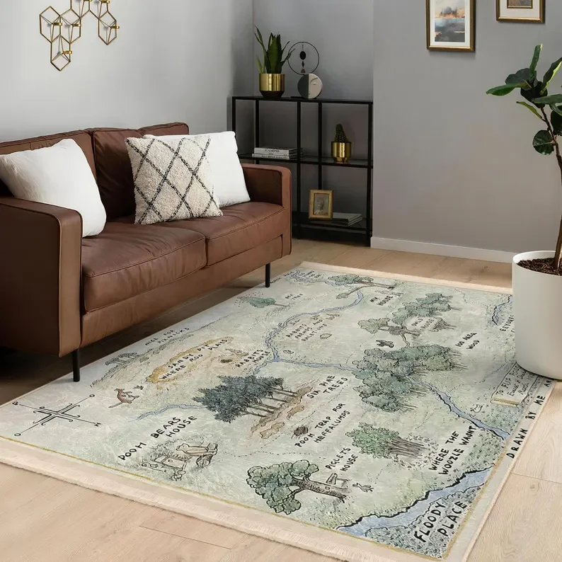 Vintage Winnie The Pooh Map Ar - Tasmota review and price