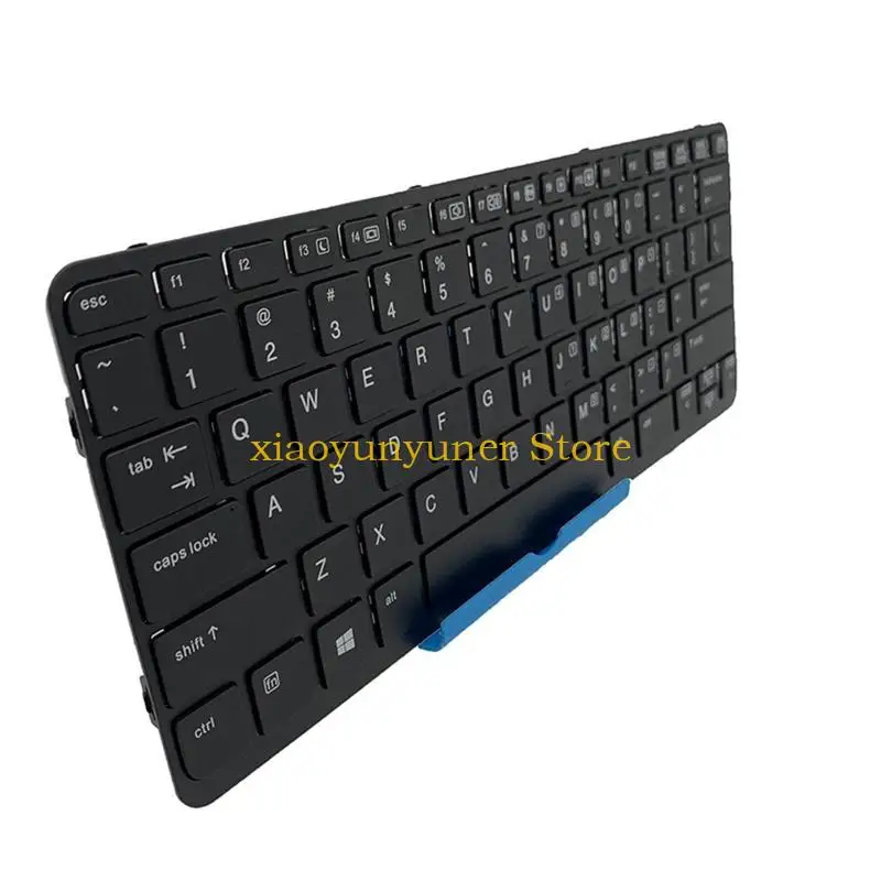 

P9JB Original US Layout English Keyboard Without Backlit No Frame for HP Elitebook 820 G1 820 Laptop , Black