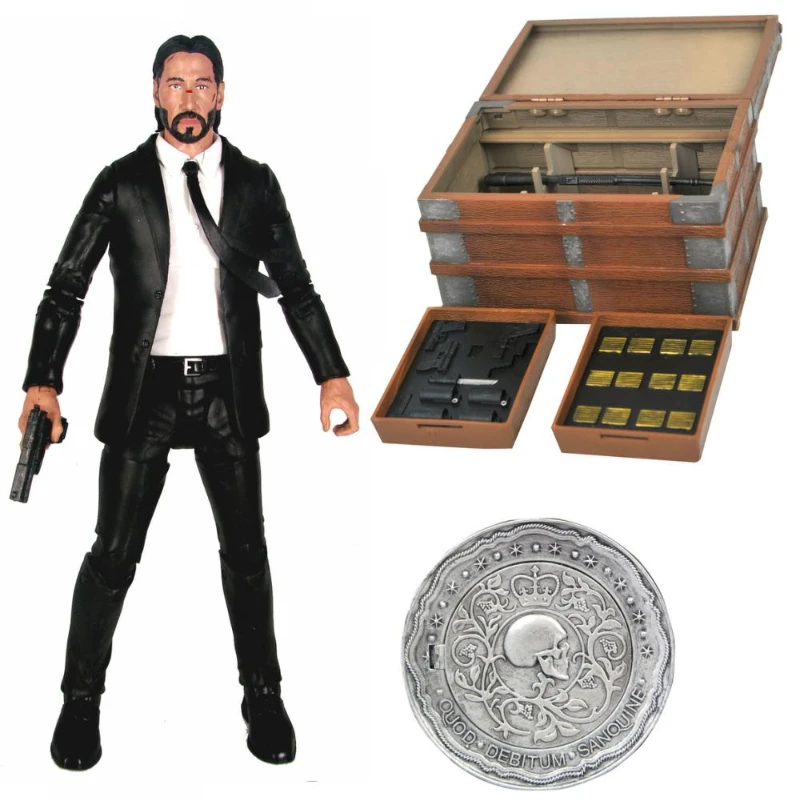 

DIAMOND SELECT TOYS John Wick Deluxe Action Figure Box Sets Collection of Gifts To The Boy