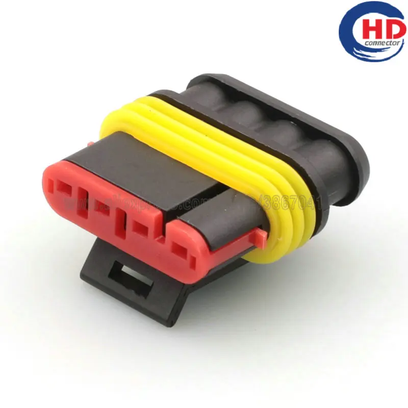 4 Pin 282088-1/282106-1 Ignition Coil Socket Wire Harness Socket Auto Cable Electrical Connector Terminals Customized Wiring