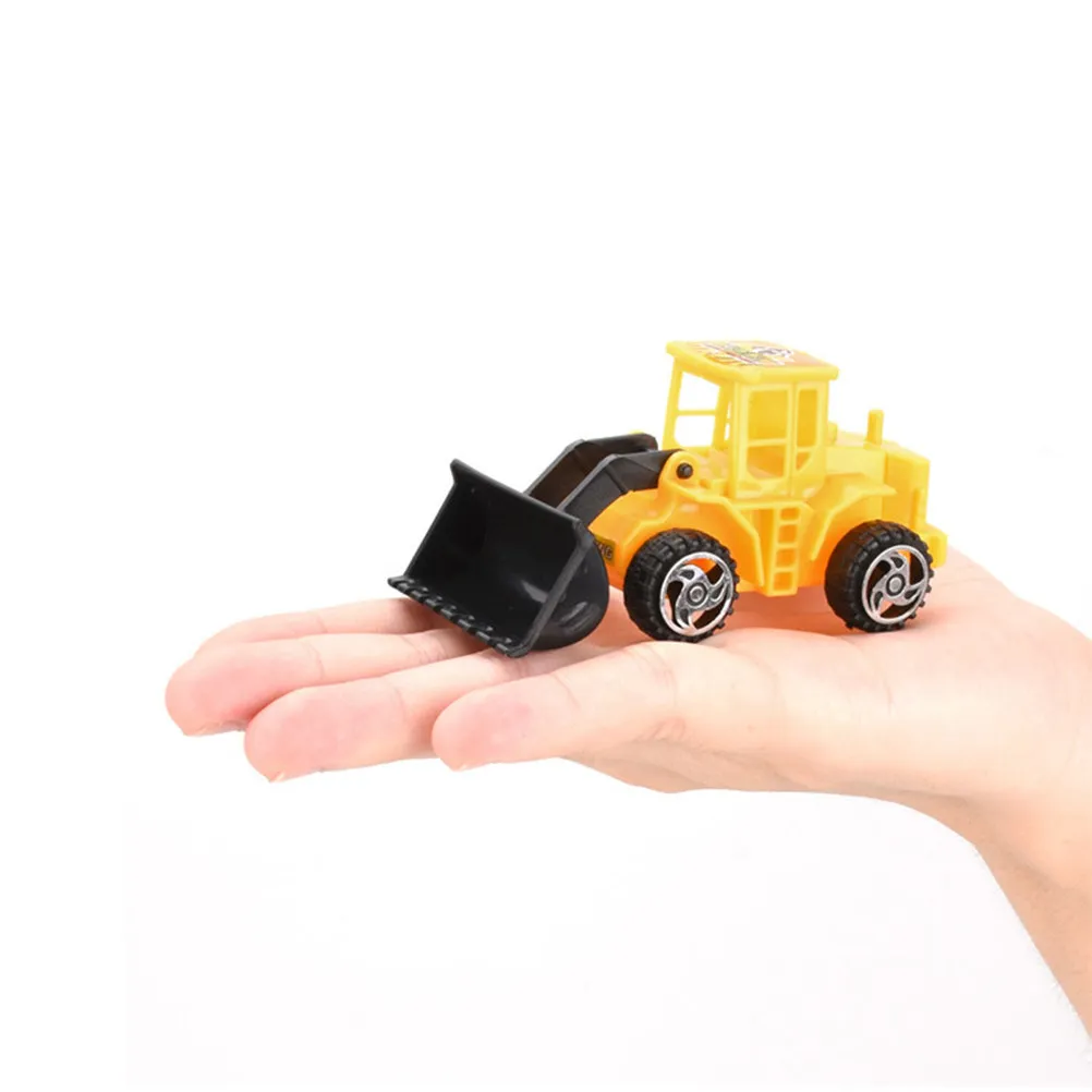 

12Pcs Excavator-Shaped Cake Toppers Premium Food-Safe Decor for Car Theme Birthday Party Engineering Truck Decoration Party