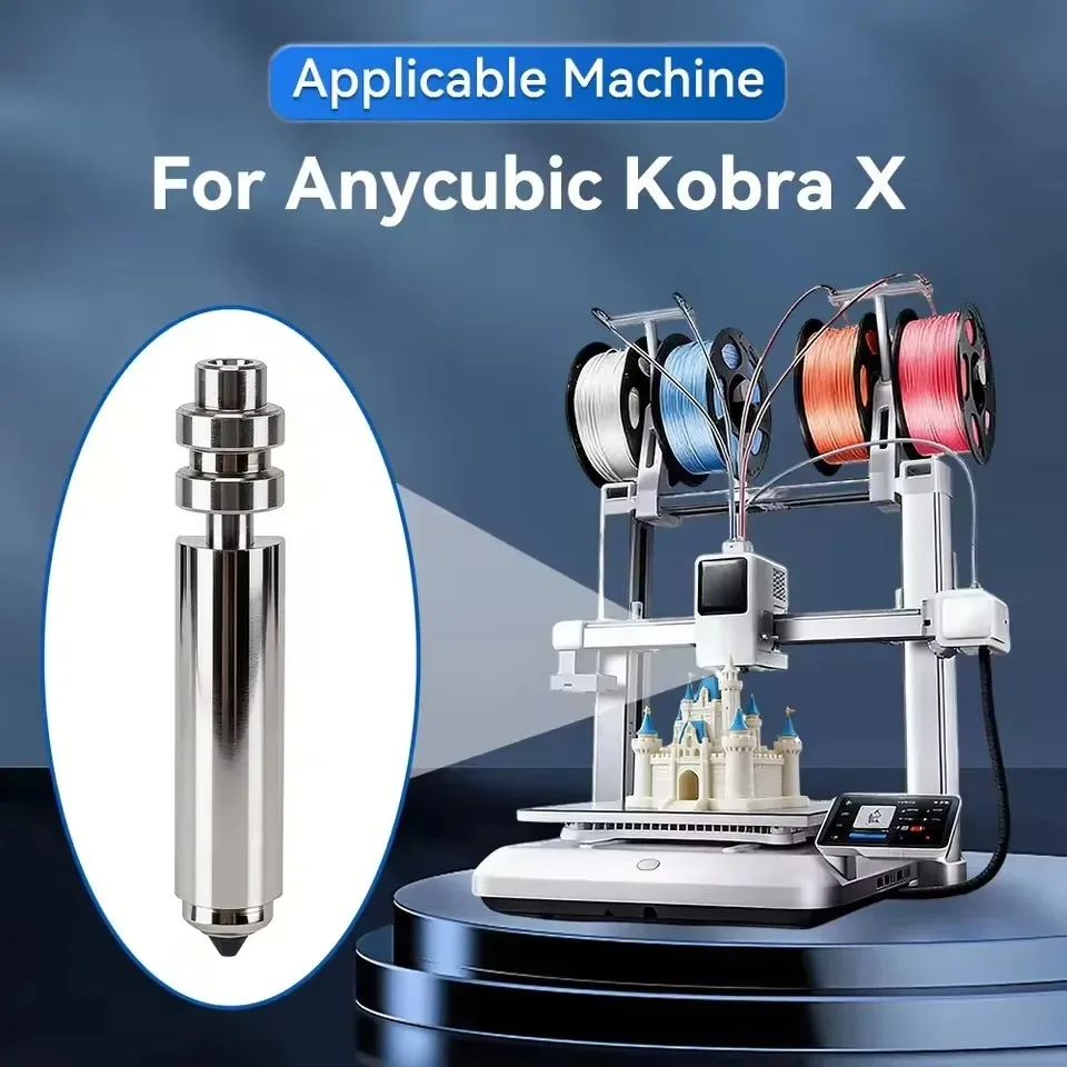 Dysza bimetalowa Anycubic Kobra X KobraX z szybką wymianą 0.25/0.4/0.6/0.8mm CuCrZr ze stali hartowanej 1.75mm Części do drukarki 3D — zdjęcie produktu 2