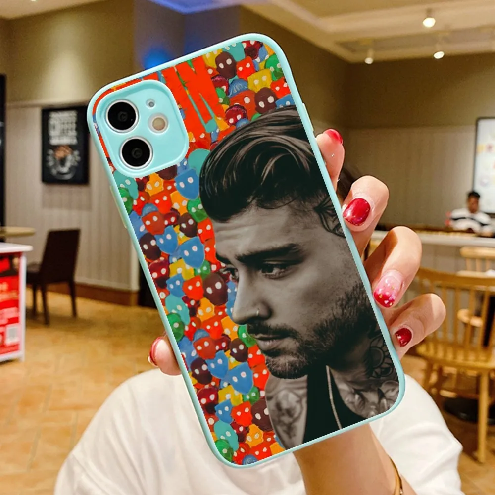 Singer Zayn Malik Phone Case for iPhone 14 11 12 13 Mini Pro Max 8 7 Plus X XR XS MAX Translucent Matte Cover