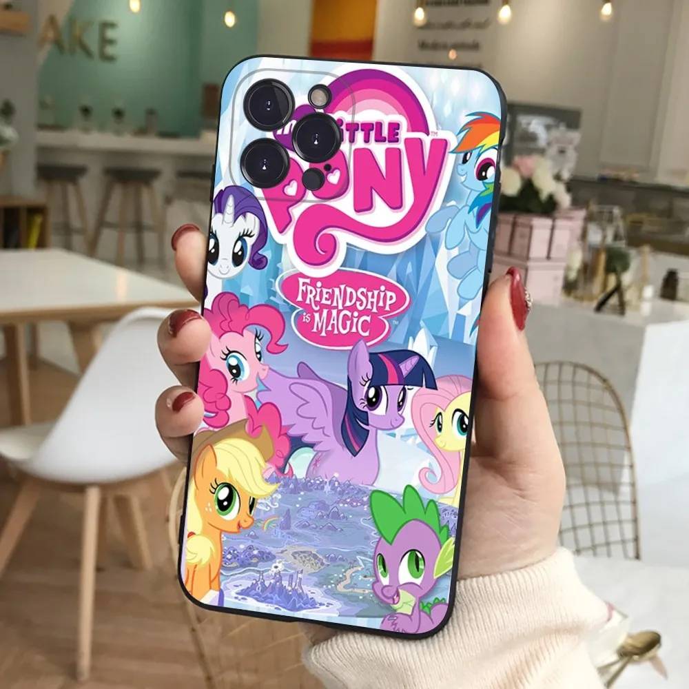 My-Little P-Ponys Phone Case Silicone Soft for iphone 16 15 14 13 12 11 Pro Mini XS MAX Plus X Cover