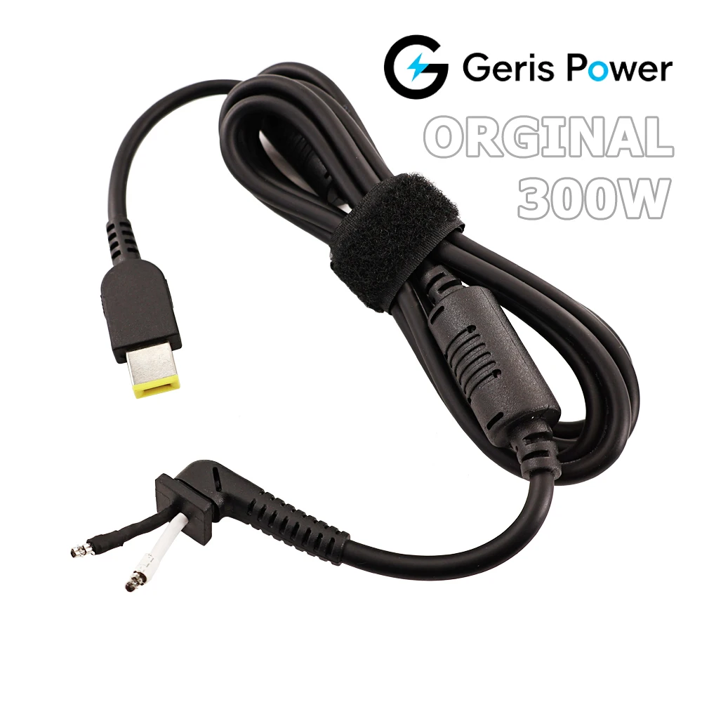 1.8m Original Laptop Dc Power Cable Cord 14AWG 300W 20V 15A Charging Adapter Cord for Lenovo ThinkPad T540P W540 P71 Y7000P Y900