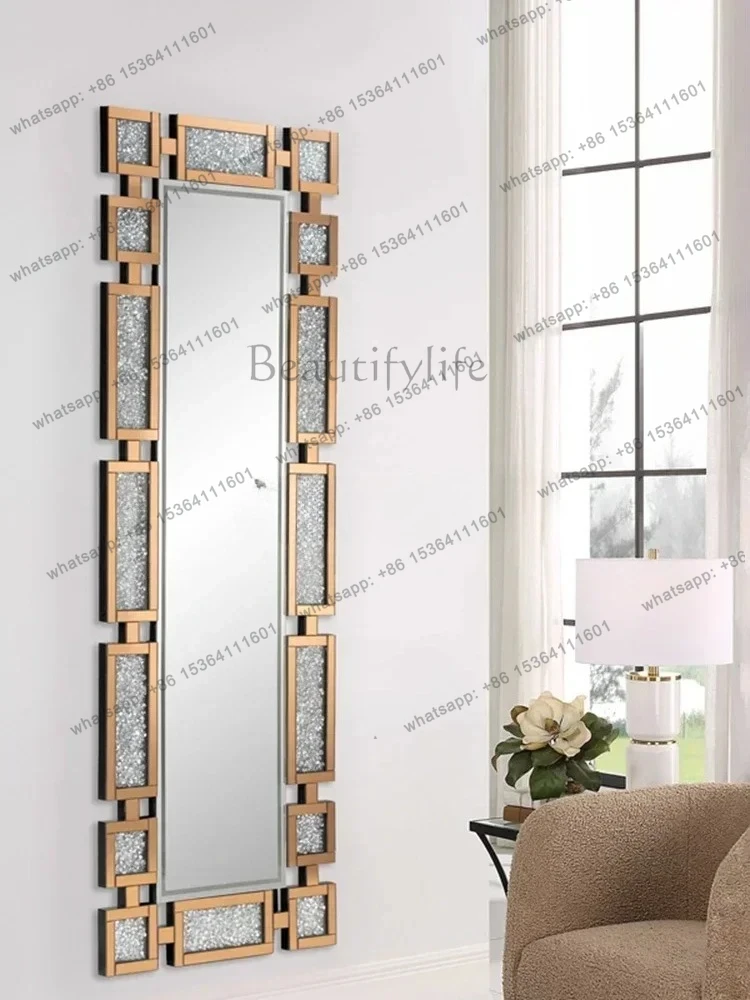 

yj5 Three-dimensional makeup fitting mirror wall-mounted dormitory large sticker wall-mounted wall glass