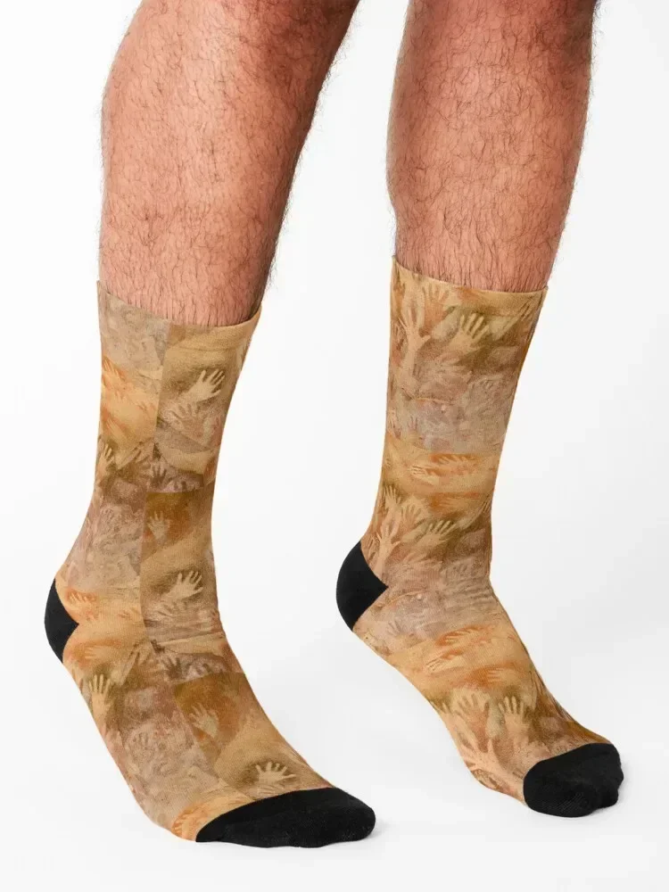 Cave Painting Socks Stockings compression with print Wholesale gift Socks For Women Men's