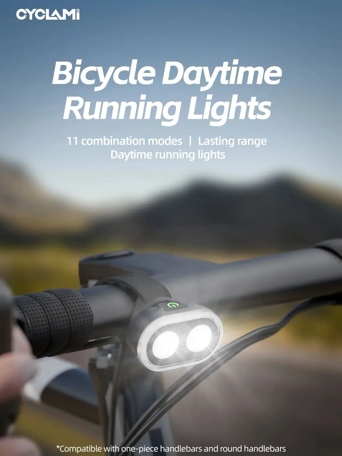 AliExpress CYCLAMI Smart Bicycle Front Light Bike Headlight Waterproof Type-C Charging MTB Road Cycling Lamp Bike Accessories