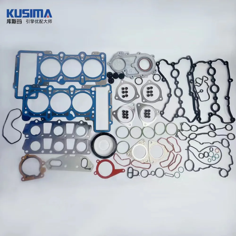 Full Overhaul Engine Repair Kit Gasket Set For AUDI C6/Q7/Toureg 3.0T CJT 06E 103 149 AG 06E 103 148 AG 12 Year