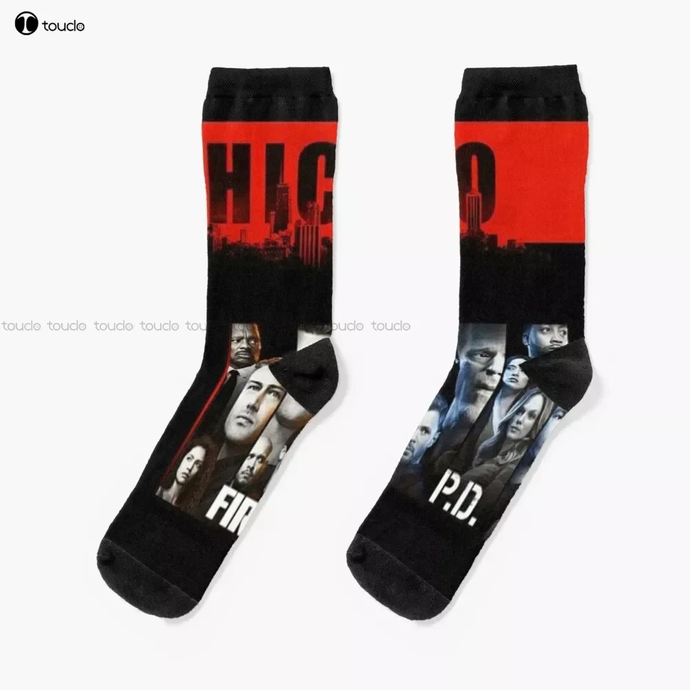 Classic, Old School Chicago - Tv Shows - Vintage One Chicago Socks Personalized Custom Unisex Adult Teen Youth Socks Custom Gift