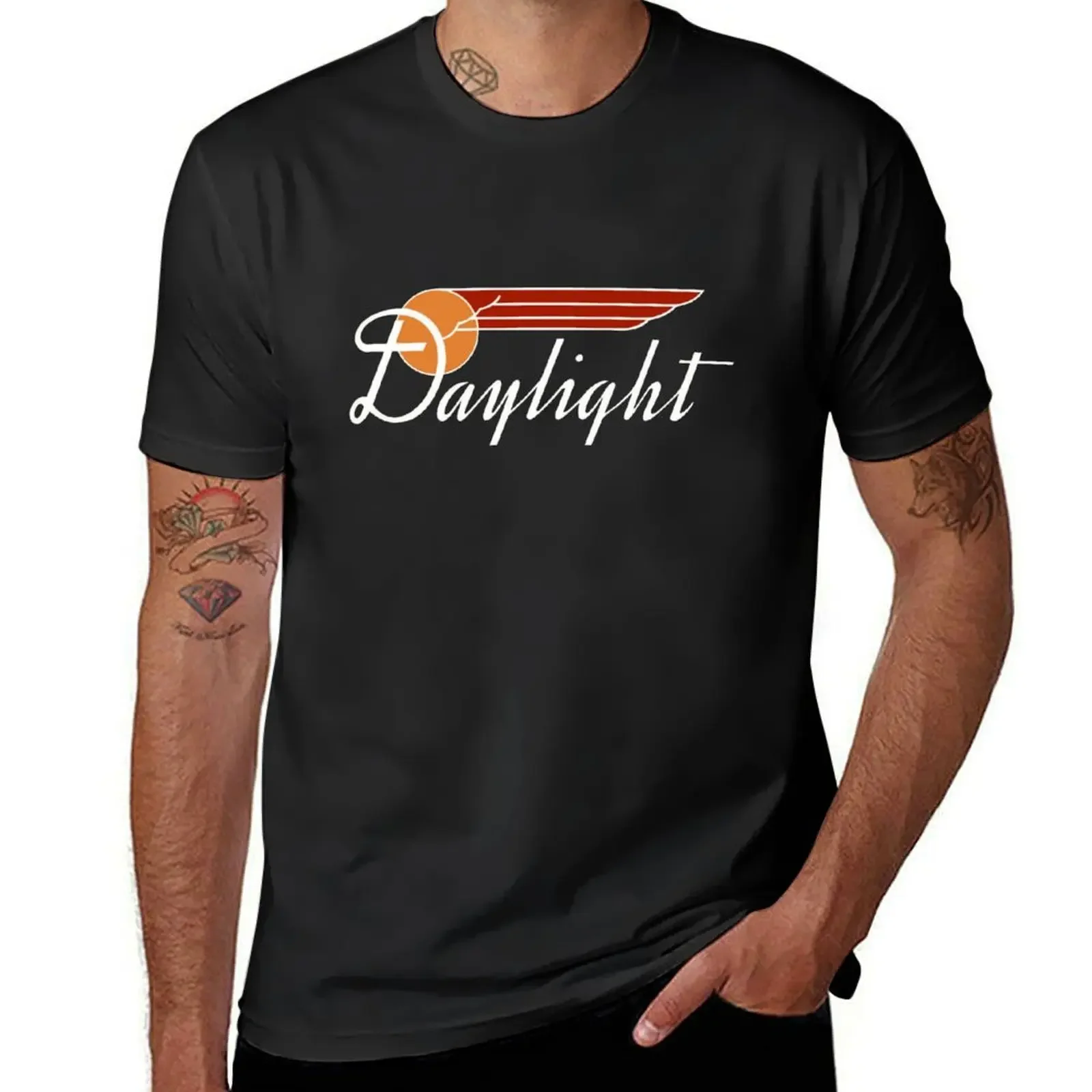 

Vintage Southern Pacific Railroad Daylight T-Shirt baggy shirts plus sizes Short sleeve tee Men's t-shirt