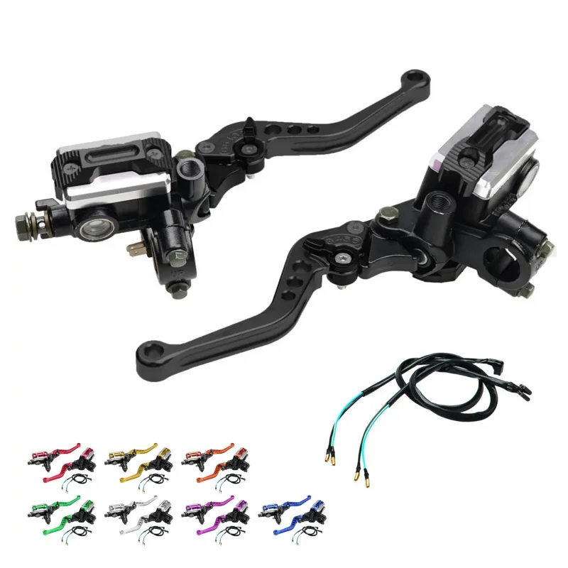 

Motorcycle Aluminum Alloy Universal Adjustable Brake Handle Modified Accessories Disc Brake Pump