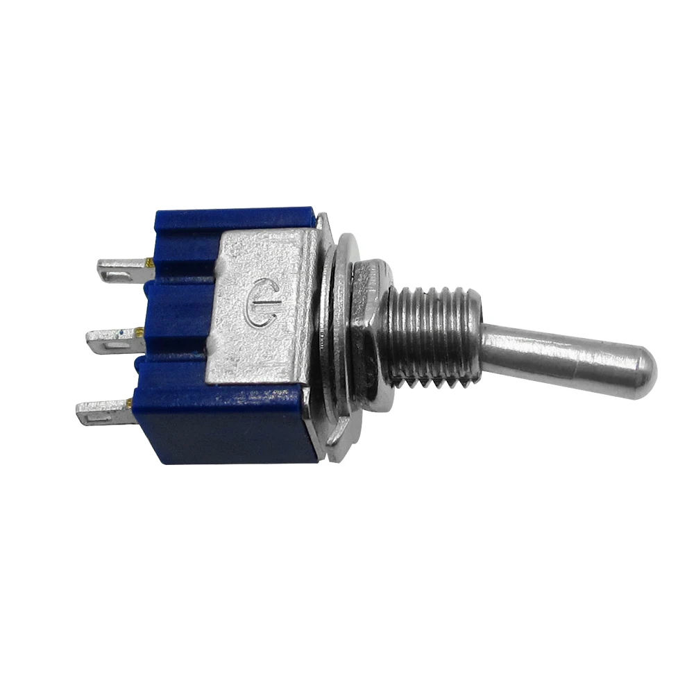 10pc/LOT Blue Mini MTS-102 3-Pin SPDT ON-ON 6A 125VAC Miniature Toggle Switches