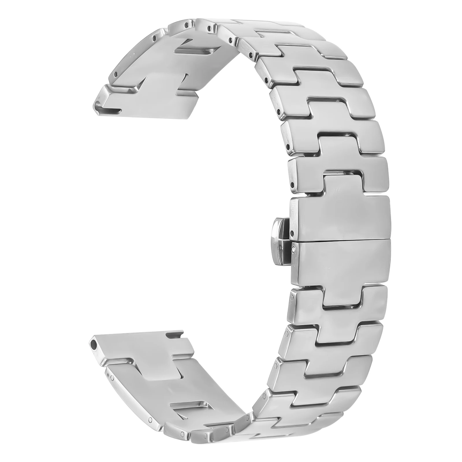 สายสแตนเลสสําหรับ Fitbit Versa Lite ผู้หญิงผู้ชายนาฬิกาสร้อยข้อมือสายรัดข้อมือ Fitbit Versa 2 สร้อยข้อมืออุปกรณ์เสริม