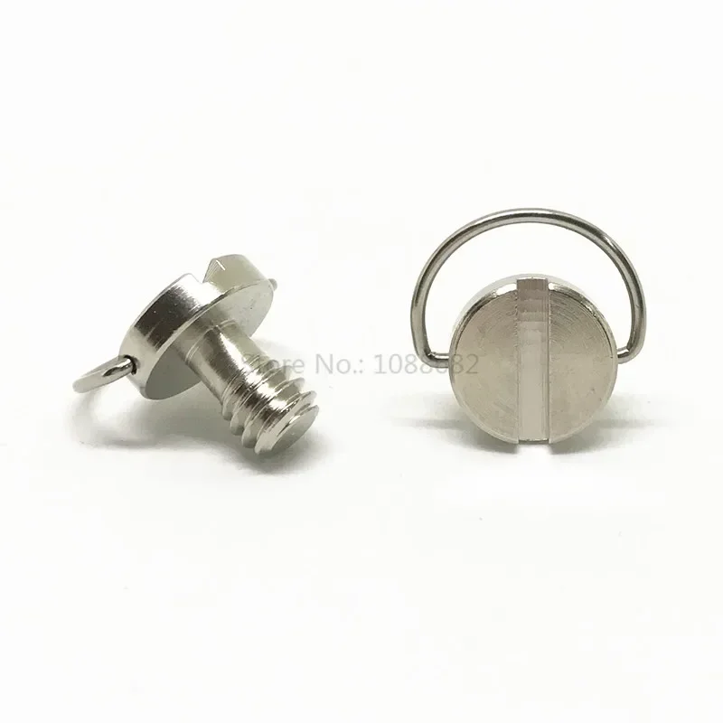 Винт для подключения камеры 1/4 дюйма, складной винт-адаптер с D-образным кольцом 1/4 дюйма для монопода или штатива камеры и быстроразъемной пластины