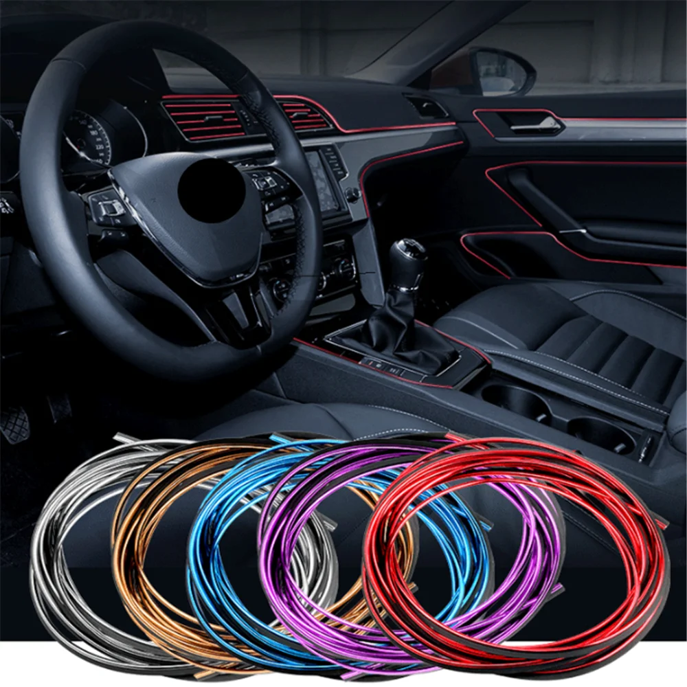 Car styling caulking decorative strip for Audi A1 A2 A3 A4 A5 A6 A7 A8 B5 B6 B7 B8 C5 C6 Q2 Q3 Q5 Q7 TT S3 S4 S5 S6 S7 S8