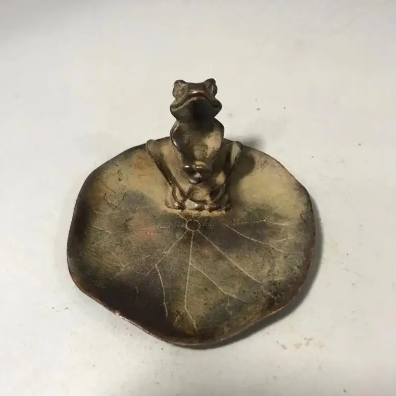 Vintage frog Incense Burner Statue for Tea Home Decor Ornaments
