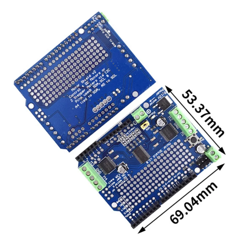 

B68C TB6612 Моторный экран V2 IIC I2C DC Шаговый двигатель ШИМ Сервопривод Модуль для Arduino