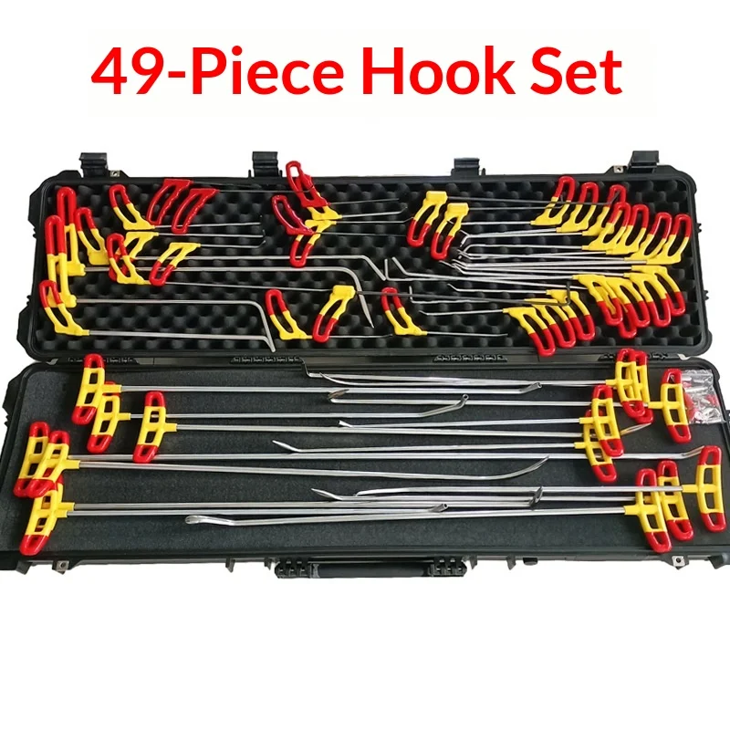 Car Dent Repair Tool 49-Piece Set Dent Hail Puncture Puller Leveling Head-Change Lever Pry Bar Paintless Made China 1-Year