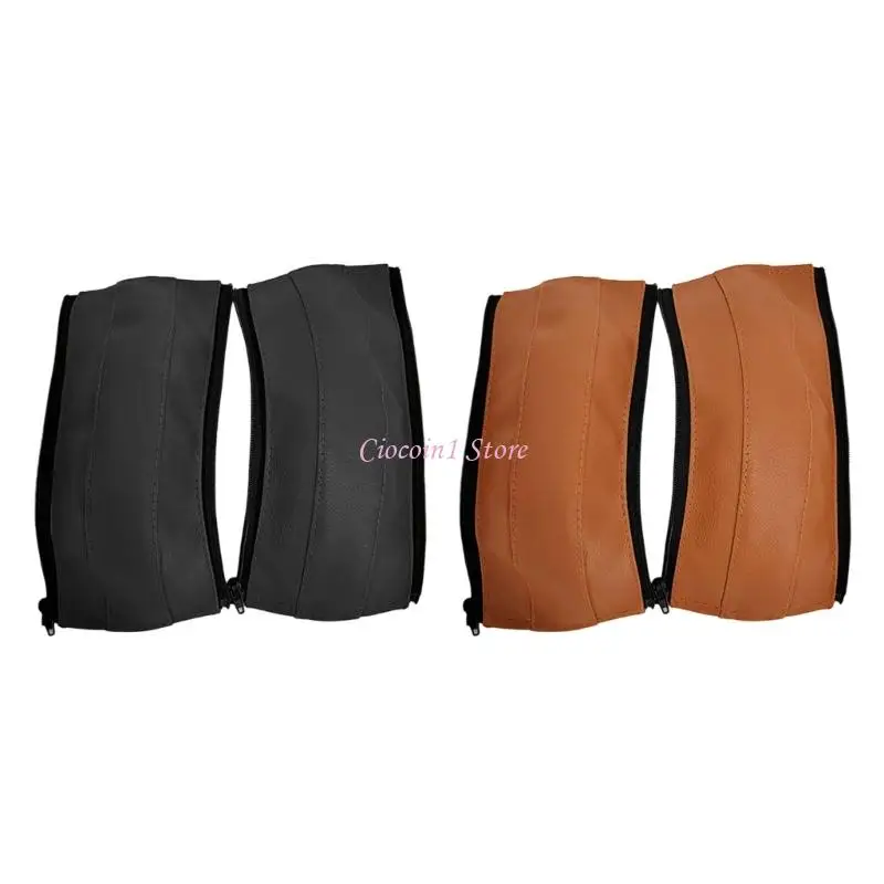 

Y1UB Baby Strollers Grip Zipper Closure Easy Cleaning Practical PU Sleeve