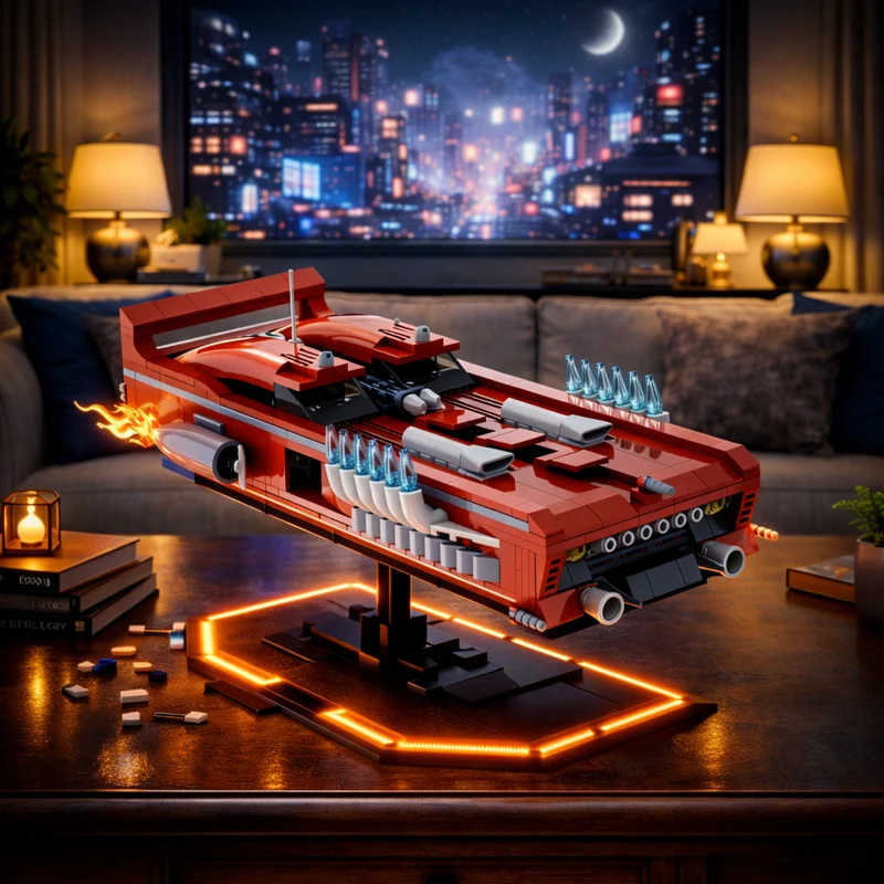 

696pcs MOC Flameblaster Speeder Model Building Blocks Construction Christmas Gifts Education Toy Brick Kids Assemble DIY Idea