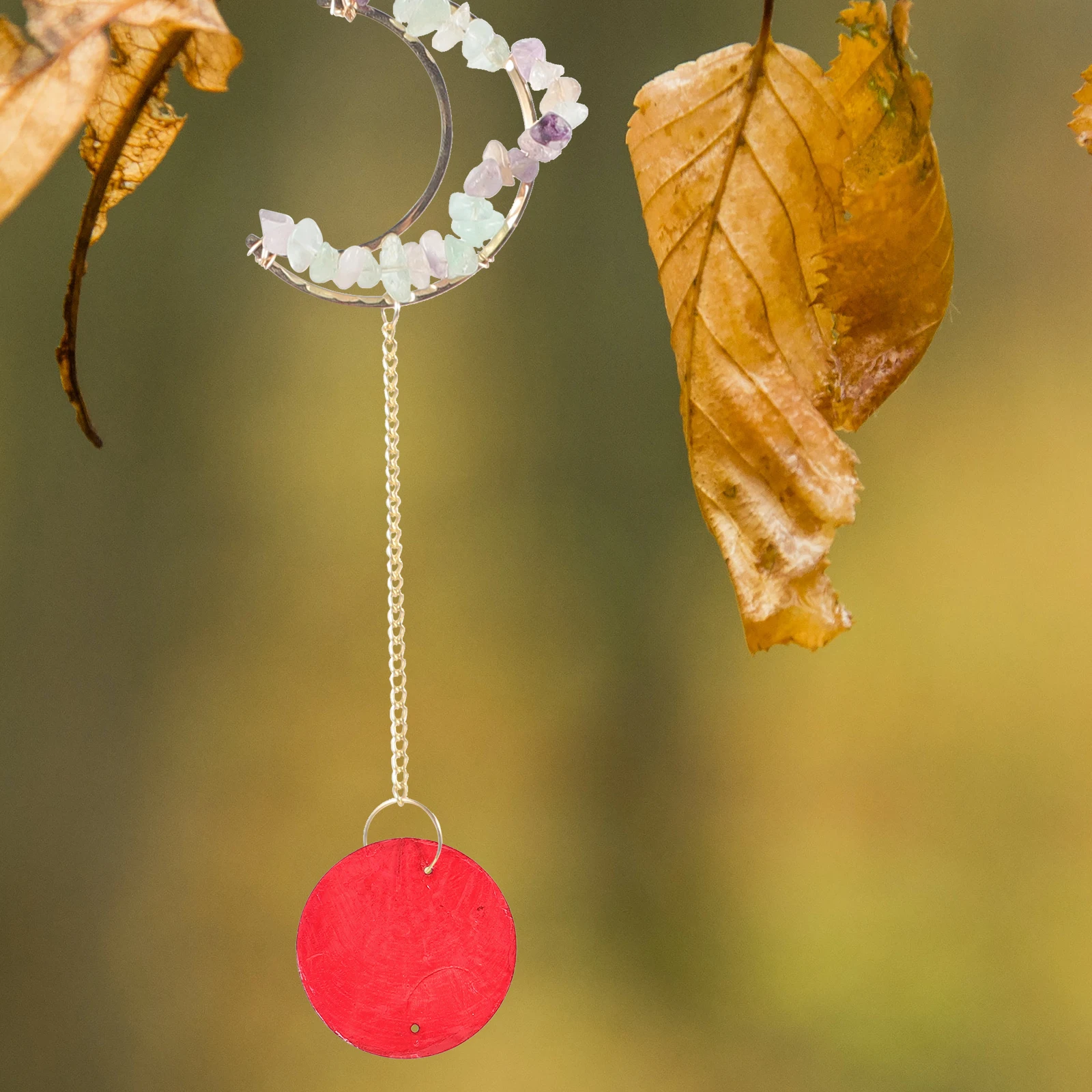 

100Pcs Decorative Shells Charms Natural Round Slices for Handmade Wind Bell DIY Pendant Crafting Jewelry Making Material