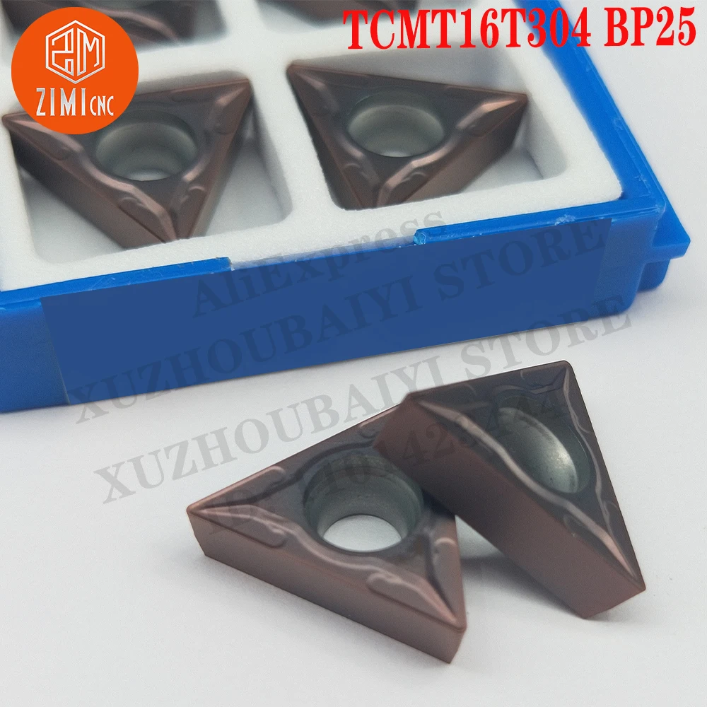 TCMT16T304 BP25 TCMT Interno 16T304 Inserções de carboneto Ferramentas de Torneamento Cortador mecânico lâmina de metal de torno Ferramenta CNC Torneamento interno