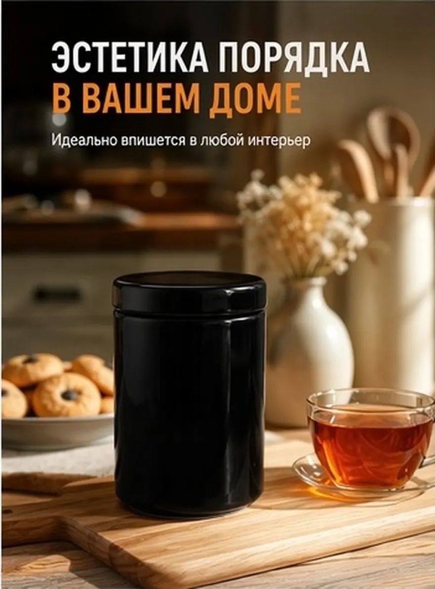 1Pcs Ceramic Storage Jar Nordic Style Kitchen Sealed Container Food Canister Tea Sugar Candy Storage Pot Ceramic Candy Pot