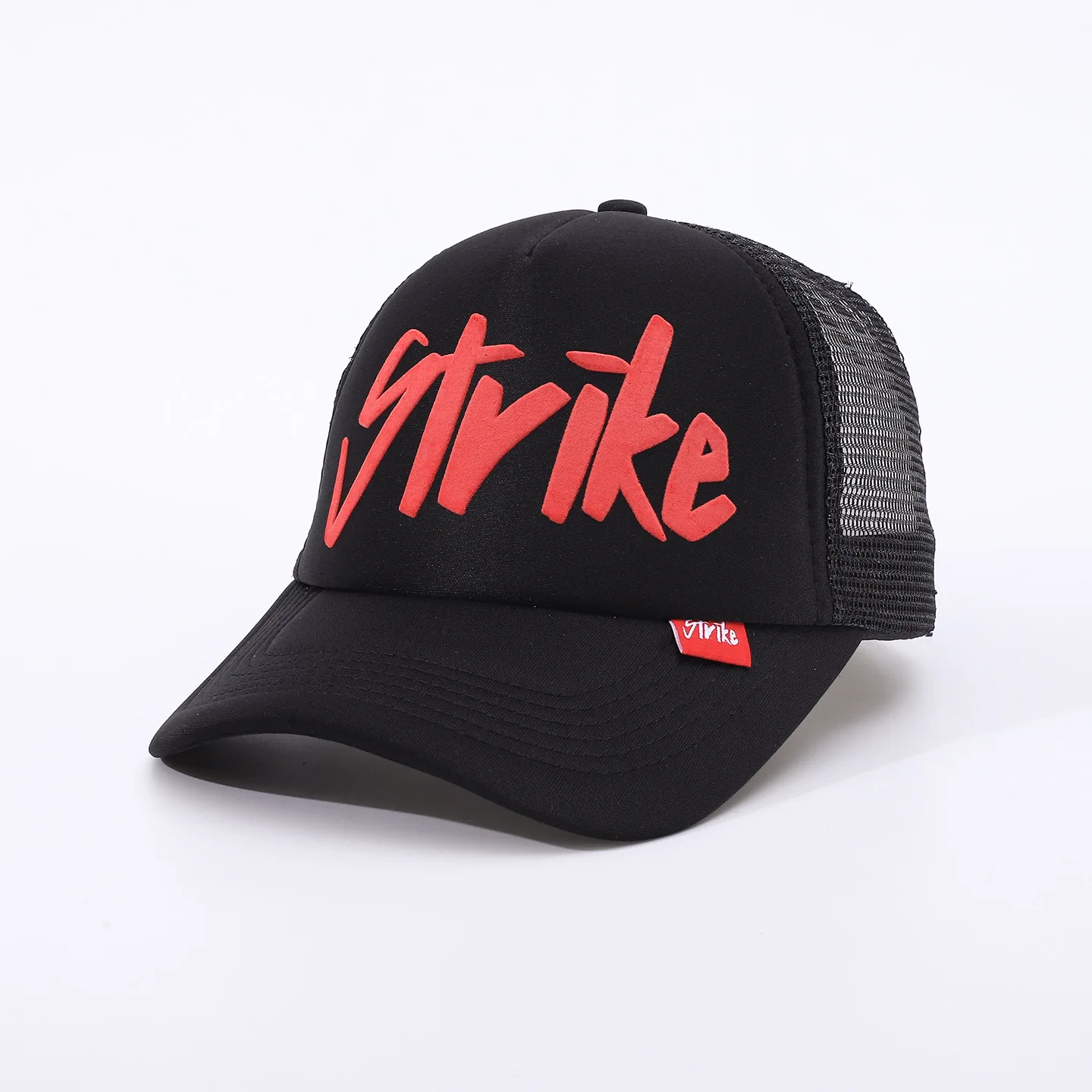 strike sponge baseball cap women men High quality Hip hop mesh cap Sunshade breathable trucker hat