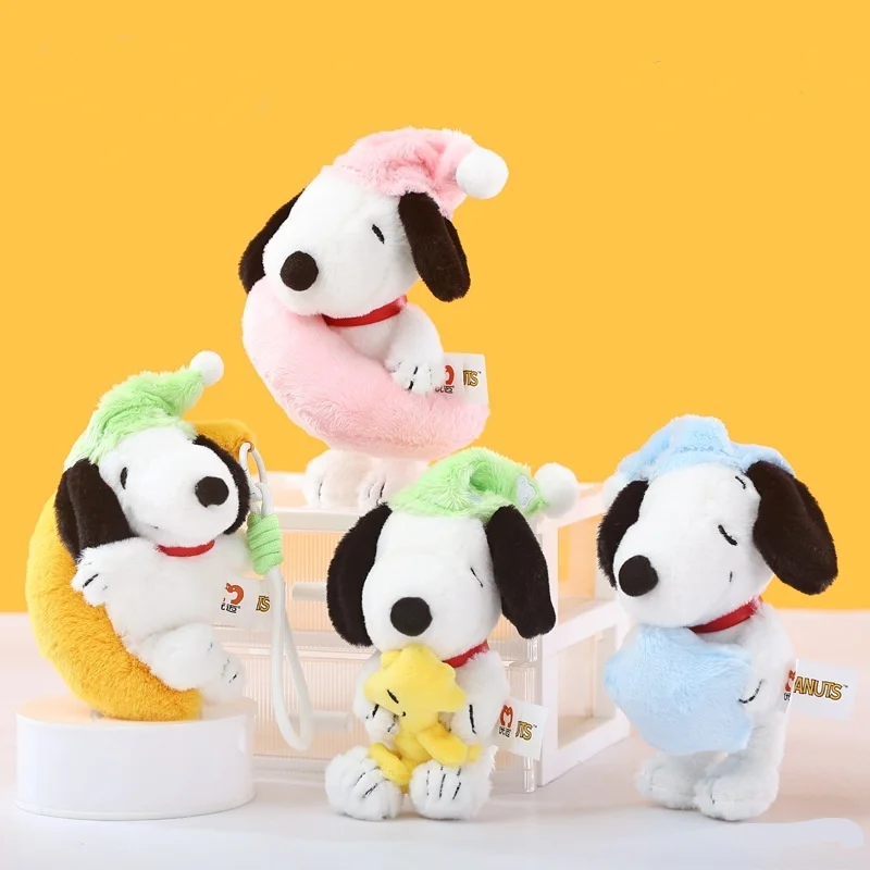 Brinquedos de Pelúcia Snoopy Originais, Animais de Pelúcia, Brinquedos de Cão Snoopy, Pequeno Pingente, Presente de Natal, Presente de Dia dos Namorados