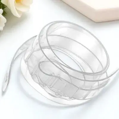 

1pc Guitar Strap Adjustable Transparent Pc Material Durable Comfortable Universal Fit For Electric Acoustic Bass Instrument