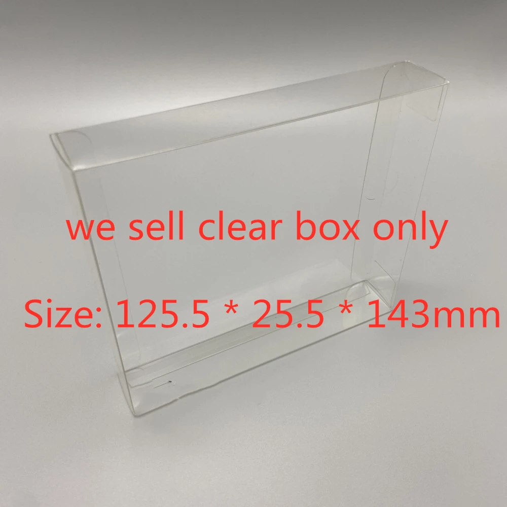 Transparent Box Protector For PlayStation 1/PS1/SEGA SS7/DC 3DC 4DC Collect Boxes TEP Storage Game Shell Clear Display Case