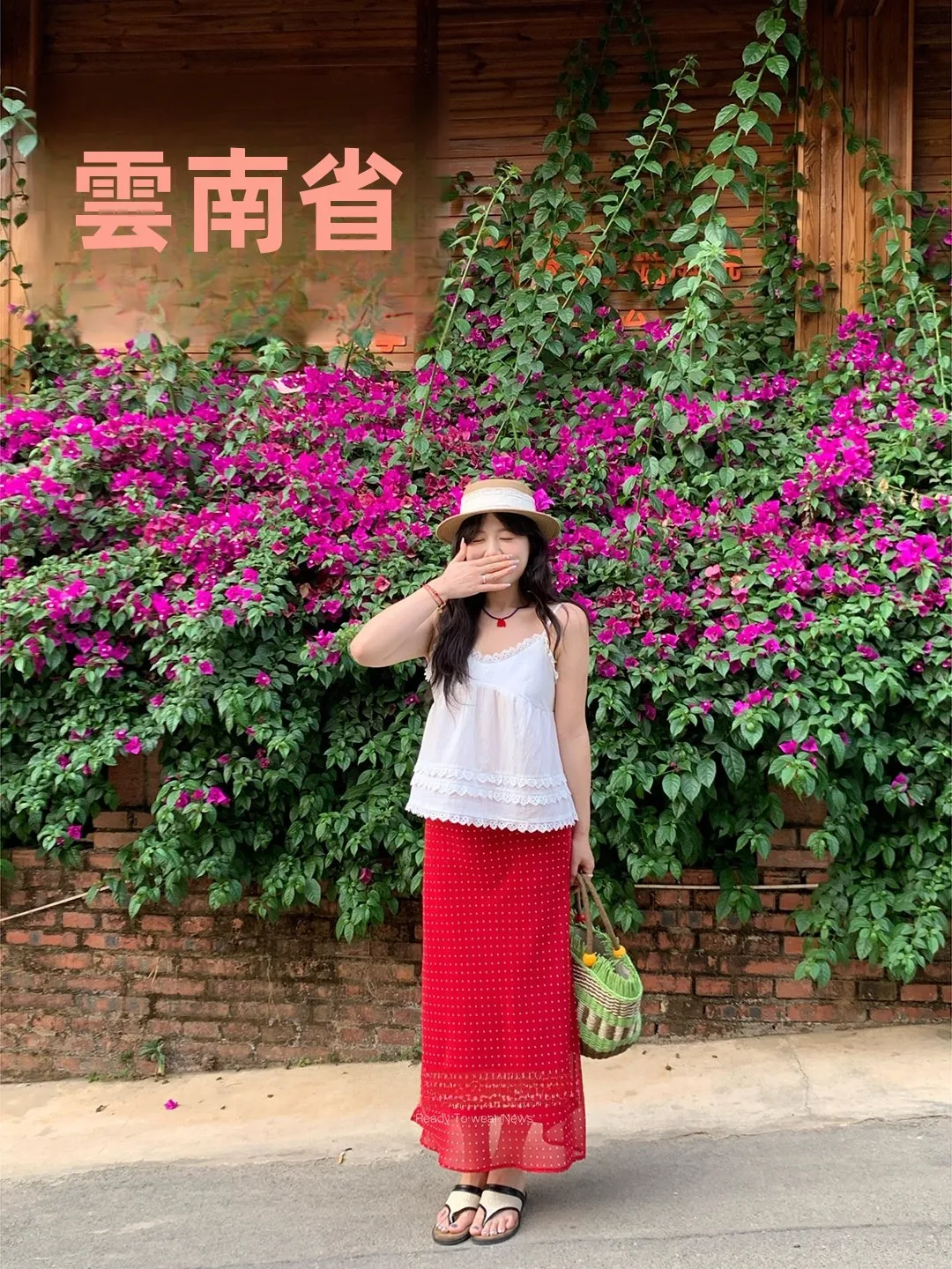 

Mimiz Micro plus Size Cherry Crush Ice Casual Style Red Polka Dot Straight Leg Half Skirt Spring Season High Waist Polyester ...