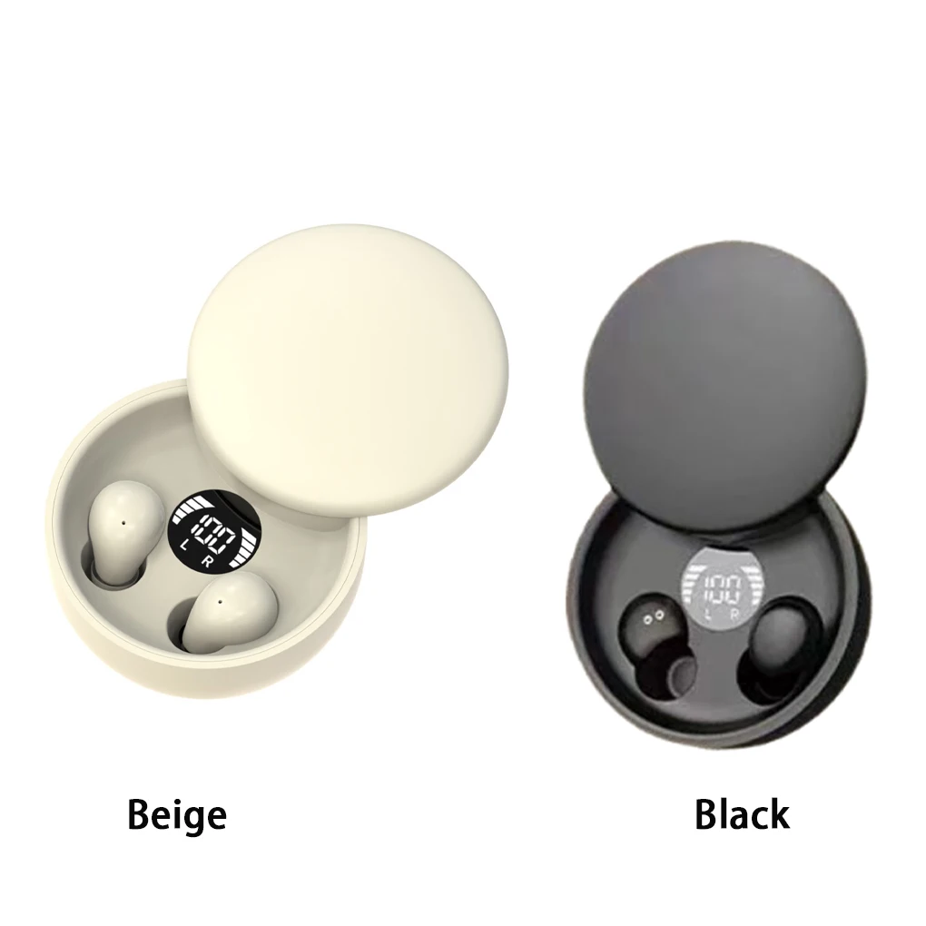 Waterproof Bluetooth Wireless Earbuds Mini Sleep Headphones Earphones Earbuds HIFI Stereo Sound Noise Reduction Headsets