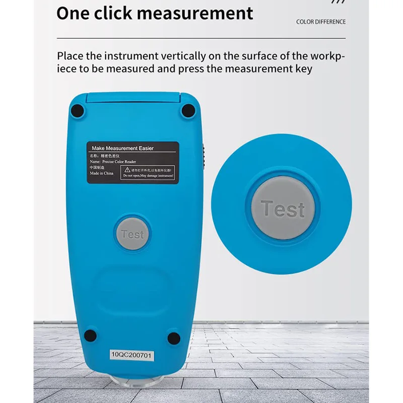 Portable High-Precise Digital Color Analyzer with Color Screen Display for Lab Testing and Color Matching for Coating Printing