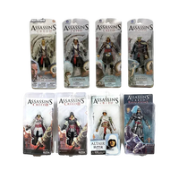 Assassin's Creed III Action Figure EZIO Figuras Toys NECA Game Figurine Anime Figura PVC Collection Model Doll Gift for Children