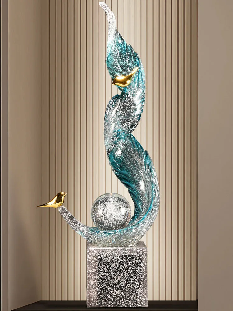 Home Decor Luxury Living Room Lucky Large 73cm Creative Sculptures Floor Decor Abstract Statue Art Ornaments Housewarming Gifts