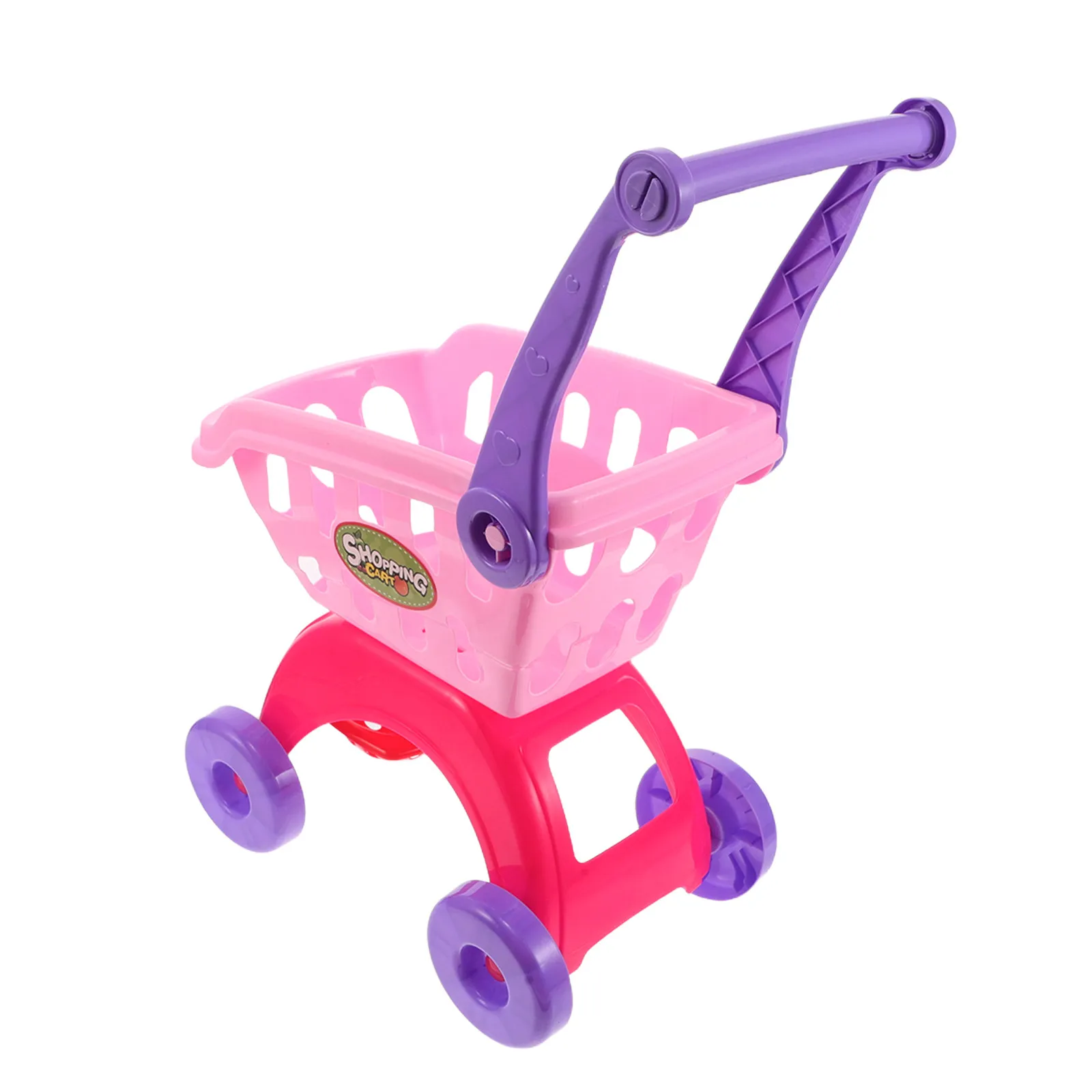 

Детская мини-тележка: реалистичная игрушечная тележка для супермаркета для малышей с фруктовыми аксессуарами, имитация супермаркета