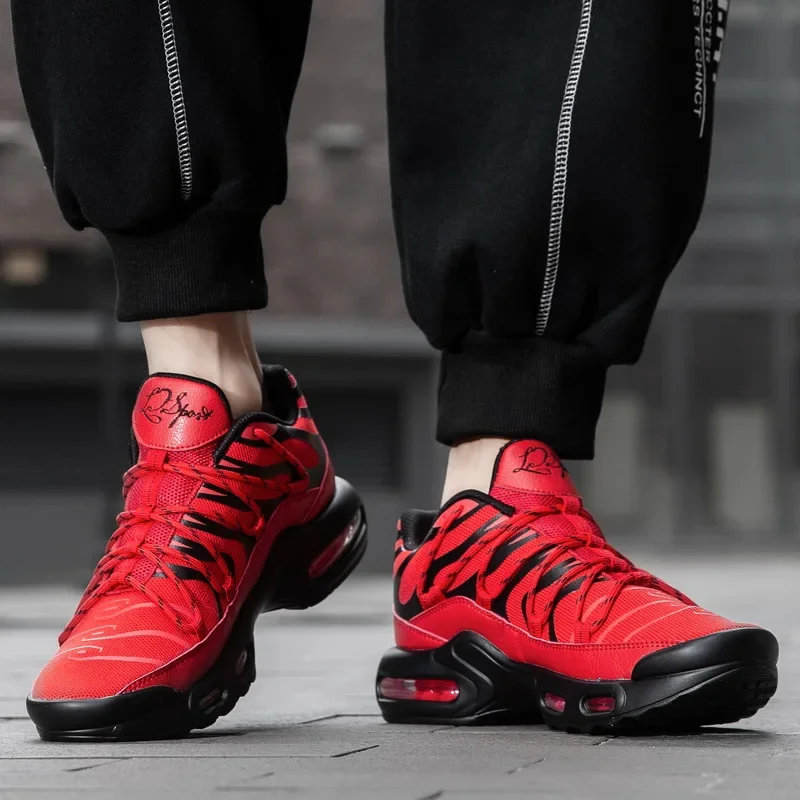 2022 Fashion Air Cushion Men's Sneakers Breathable Casual Shoes Men Winter Comfortable Jogging Sneakers Soft Walking Shoes Male