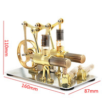 Balance Stirling Engine Miniature Model Steam Power Technology Scientific Power Generation Experimental Toy